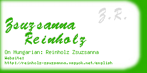 zsuzsanna reinholz business card